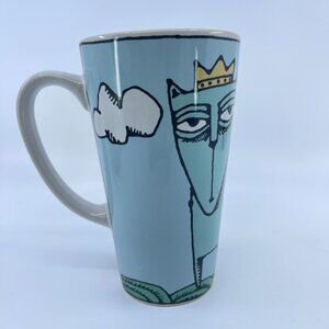 ursula dodge bad cat collection "heaven" tall mug 15oz